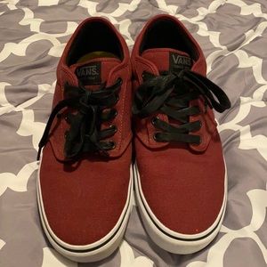 Size 12 dark red Vans